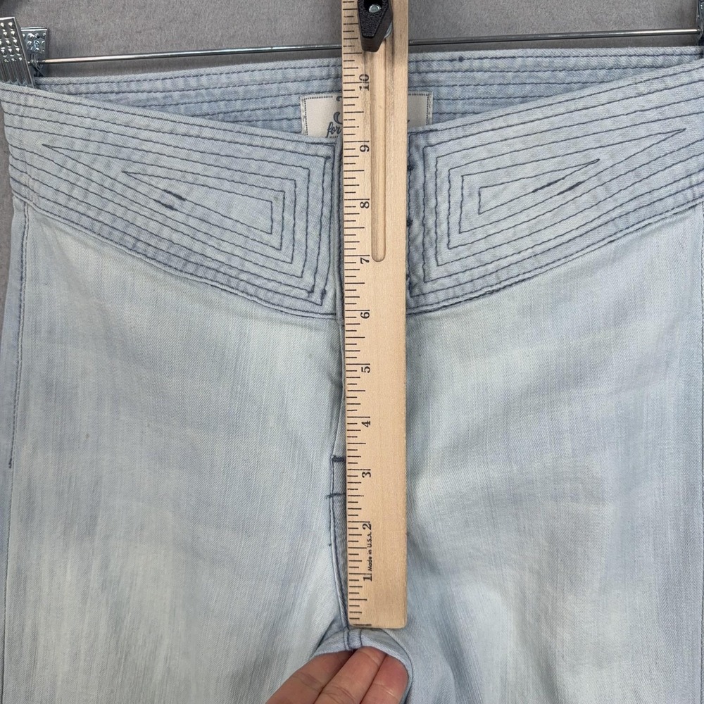 Vintage Seven For All Mankind Jeans Womens 26 Wide Leg Baggy Flare Denim USA Y2K - Picture 16 of 16